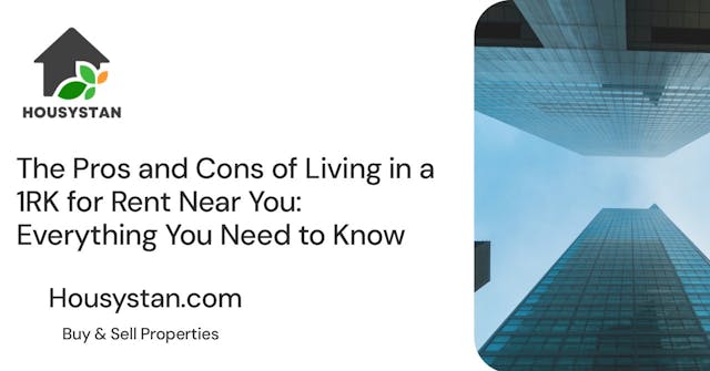 Image of The Pros and Cons of Living in a 1RK for Rent Near You: Everything You Need to Know